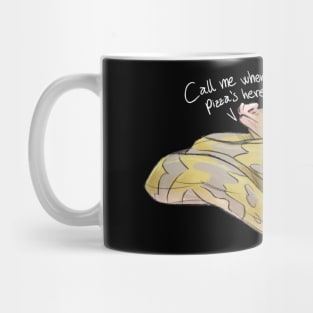 Call me when pizza's here! - dark version Mug